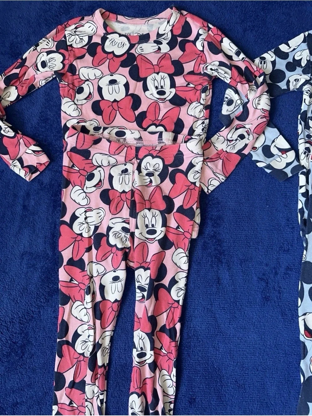 Gap Disney Girls Lot of 2 Two Piece PJ Pajama Set Size 5T Mickey Minnie Mouse